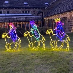 Cheapest 🎁 Premier Three Wise Men On Camels ❄ Christmas Nativity Rope Light Silhouettes 🎉 -UK Christmas World Sales Store 20220427 194528504 iOS