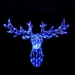 Budget ???? Noma White Wicker Stags Head Colour Changeable With Remote Control ???? 10 Budget ???? Noma White Wicker Stags Head Colour Changeable With Remote Control ???? -UK Christmas World Sales Store 2521012 2 900691