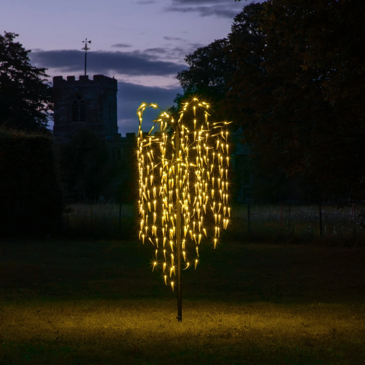Promo ???? Noma 6ft Warm White Weeping Willow Tree With 300 LEDs ???? 1 Promo ???? Noma 6ft Warm White Weeping Willow Tree With 300 LEDs ????