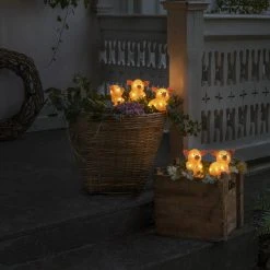 Best deal โ๏ธ Konstsmide Set Of 5 Acrylic Pigs Lit With 40 Warm White LEDs ๐