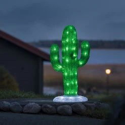 New 🌟 Konstsmide Acrylic LED Lit Cactus ❤️