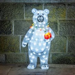 Hot Sale 😍 Lumineo Giant Acrylic ❄ Christmas Bear Lit With 150 LEDs 🧨