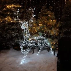 Flash Sale 💯 Noma 145cm Standing Reindeer With 300 White LEDs ❤️