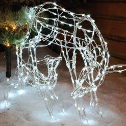 Flash Sale ✔️ Noma 70cm Grazing 👩 Mother And Baby Reindeer With 230 LEDs 🔔