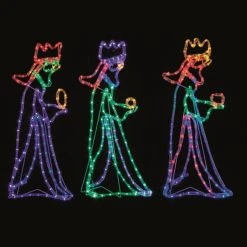 Cheapest 👍 Premier Three Wise Men 🔔 Christmas Nativity Rope Light Silhouette 🛒