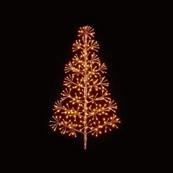 Cheap 🤩 Premier 90cm Rose Gold Starburst Tree With 296 Warm White LEDs 🎉
