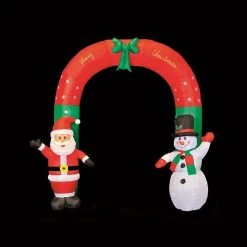 Buy 🌟 Premier 2.4m Inflatable Santa And Snowman Merry 🎄 Christmas Arch ❤️