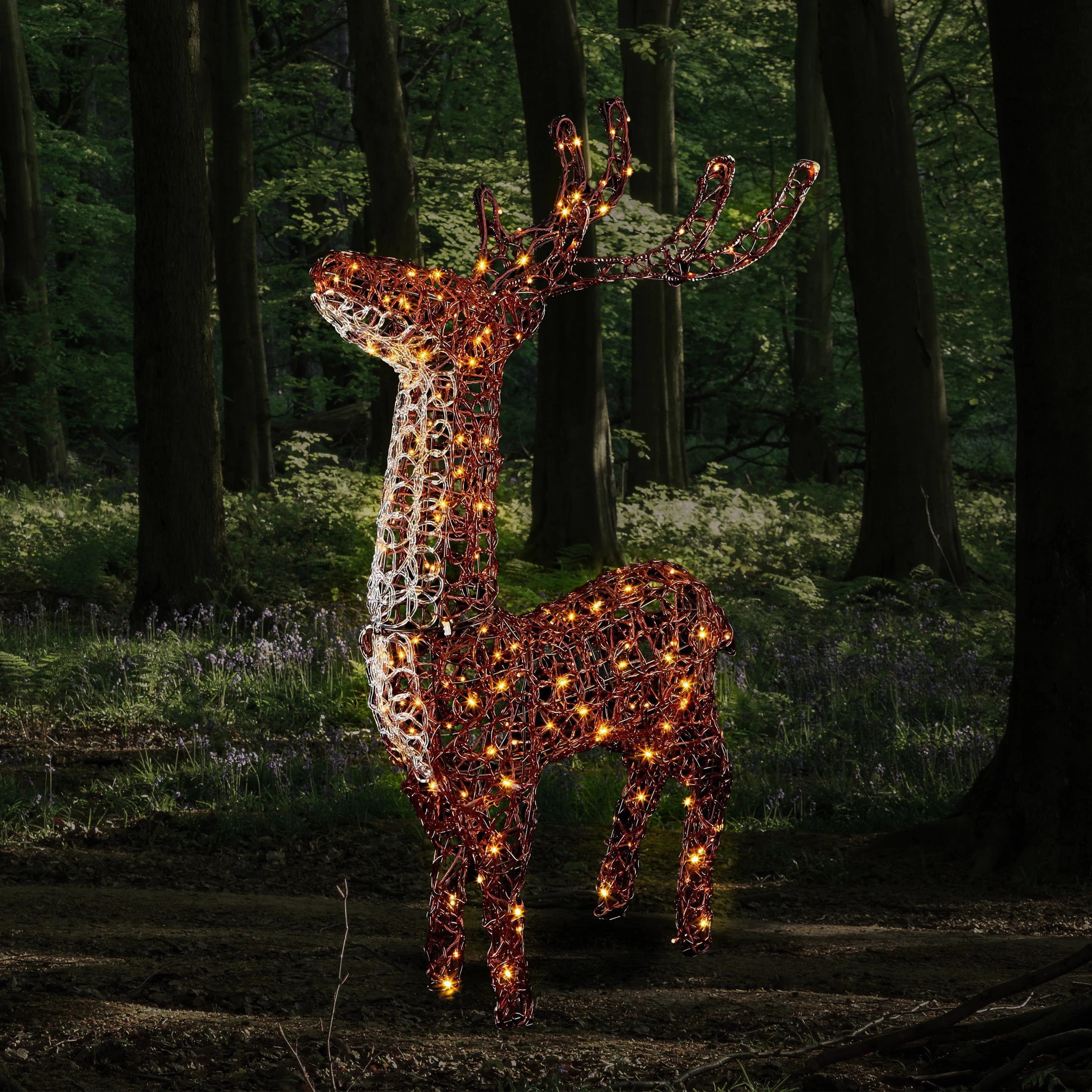 Cheap ๐ Premier 1.2m Soft Acrylic Brown Reindeer Lit With 200 Warm White Twinkling LEDs ๐ 1 Cheap ๐ Premier 1.2m Soft Acrylic Brown Reindeer Lit With 200 Warm White Twinkling LEDs ๐