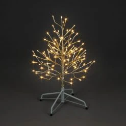Coupon 😉 Snowtime 60cm Champagne Tree With 96 Warm White LEDs 🧨